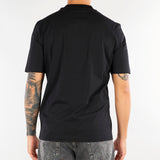 T-shirt Nero in cotone mercerizzato XM4334 99 YES LONDON 