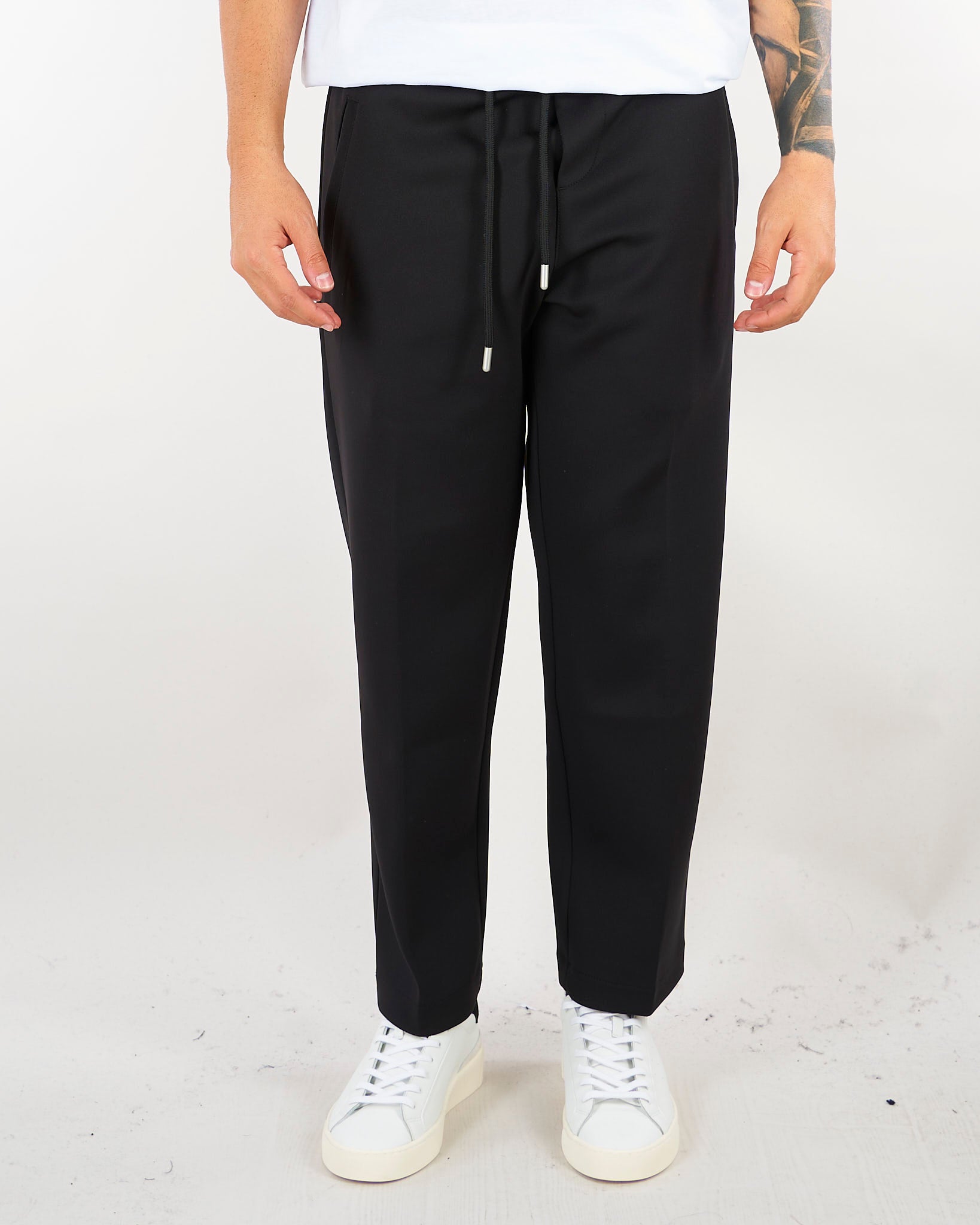 Pantalone Nero straight fit XP3405 99 YES LONDON 