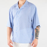 Camicia Blu-Bianco a righe in cotone CAU3DICI013 31 3DICI 