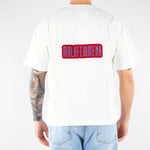 T-shirt boxy Bianco con stampa 'Malafemmena' sul retro MAU3DICI02 01 3DICI 