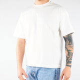 T-shirt boxy Bianco con stampa 'Malafemmena' sul retro MAU3DICI02 01 3DICI 