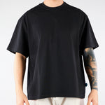 T-shirt Boxy fit Nero in cotone MAU3DICI026TMC 99 3DICI 