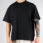 T-shirt Boxy fit Nero in cotone MAU3DICI026TMC 99 3DICI 