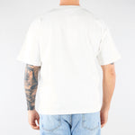 T-shirt boxy Bianco con stampa logo MAU3DICI03 01 3DICI 