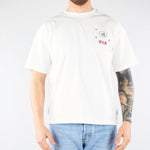 T-shirt Boxy Bianco con stampa 'Pay to Love' MAU3DICI05 01 3DICI 