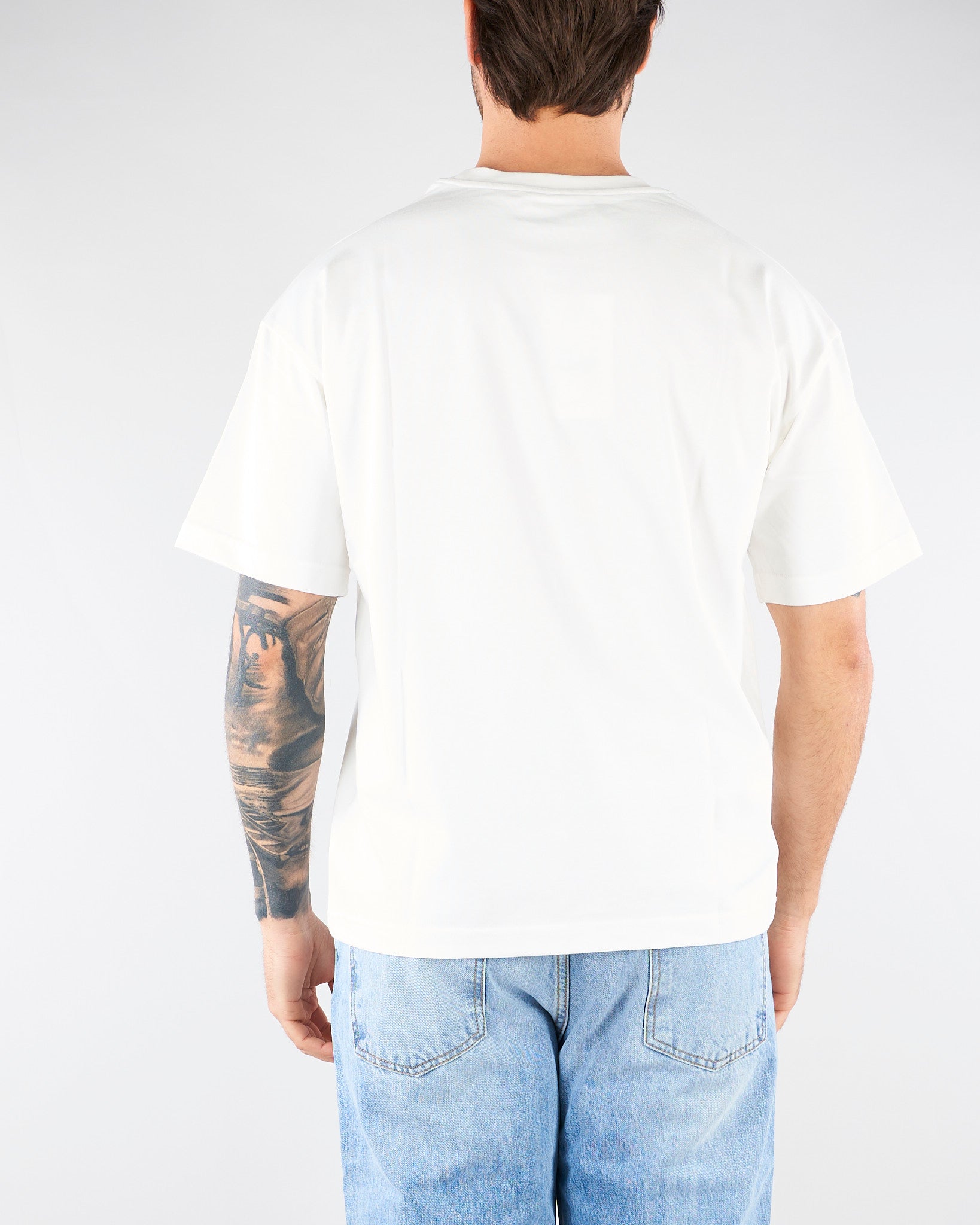 T-shirt Boxy Bianco con stampa 'Pay to Love' MAU3DICI05 01 3DICI 