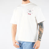 T-shirt Boxy Bianco con stampa 'Pay to Love' MAU3DICI05 01 3DICI 