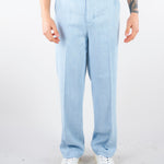 Pantalone Celeste con gamba e fondo ampio PAU3DICI039B 30 3DICI 