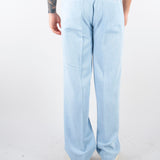 Pantalone Celeste con gamba e fondo ampio PAU3DICI039B 30 3DICI 