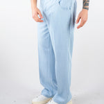 Pantalone Celeste con gamba e fondo ampio PAU3DICI039B 30 3DICI 