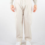 Pantalone Crema in cotone con elastico S6PKMAPA004 013 A PAPER KID 
