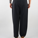 Pantalone Nero con elastico e pences Relaxed fit S6PKMAPA094 110 A PAPER KID 