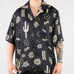 Camicia Nero con stampa all over S6PKMASI127 110 A PAPER KID 