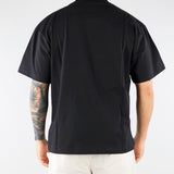 T-shirt Nero con stampa Relaxed fit S6PKUATH159 110 A PAPER KID 