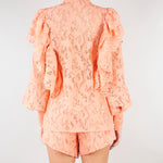 Camicia Pesca in pizzo con rouches ACT16113CA606 144 ACTUALEE 
