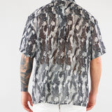 Camicia Nero-Bianco a fantasia HTEM220802 124 ACUPUNCTURE 