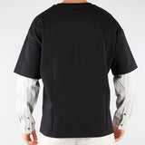 T-shirt Nero con manica lunga in camicia HTEM310501 111 ACUPUNCTURE 