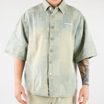 Camicia Denim Patchwork Oversize HTEM581001 315 ACUPUNCTURE 