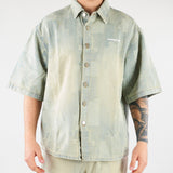 Camicia Denim Patchwork Oversize HTEM581001 315 ACUPUNCTURE 