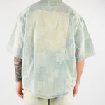 Camicia Denim Patchwork Oversize HTEM581001 315 ACUPUNCTURE 