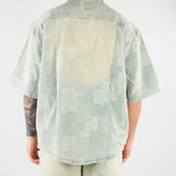 Camicia Denim Patchwork Oversize HTEM581001 315 ACUPUNCTURE 