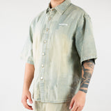 Camicia Denim Patchwork Oversize HTEM581001 315 ACUPUNCTURE 
