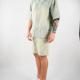 Camicia Denim Patchwork Oversize HTEM581001 315 ACUPUNCTURE 