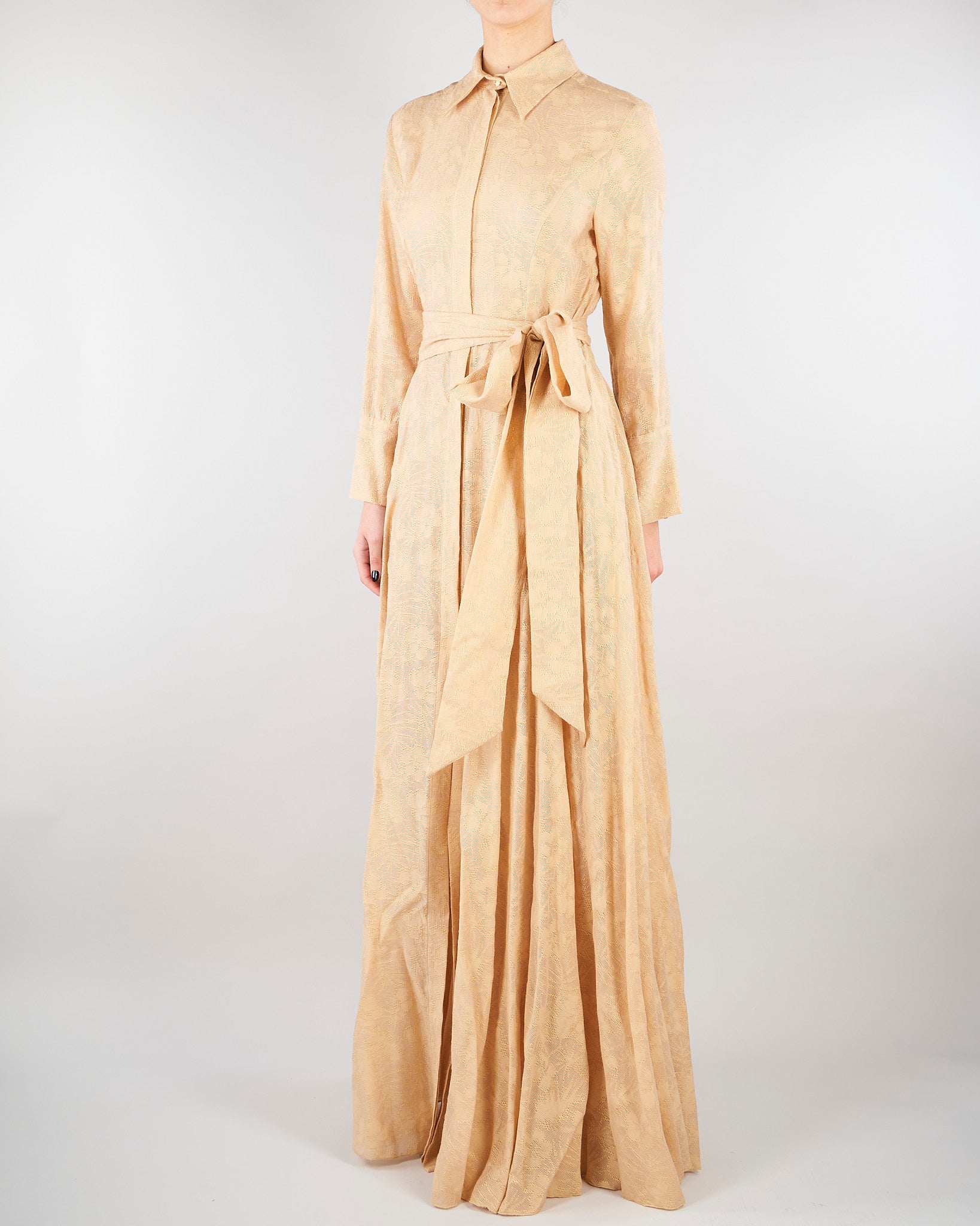 Abito Chemisier jacquard Beige AL100 30 ATELIER LEGORA 