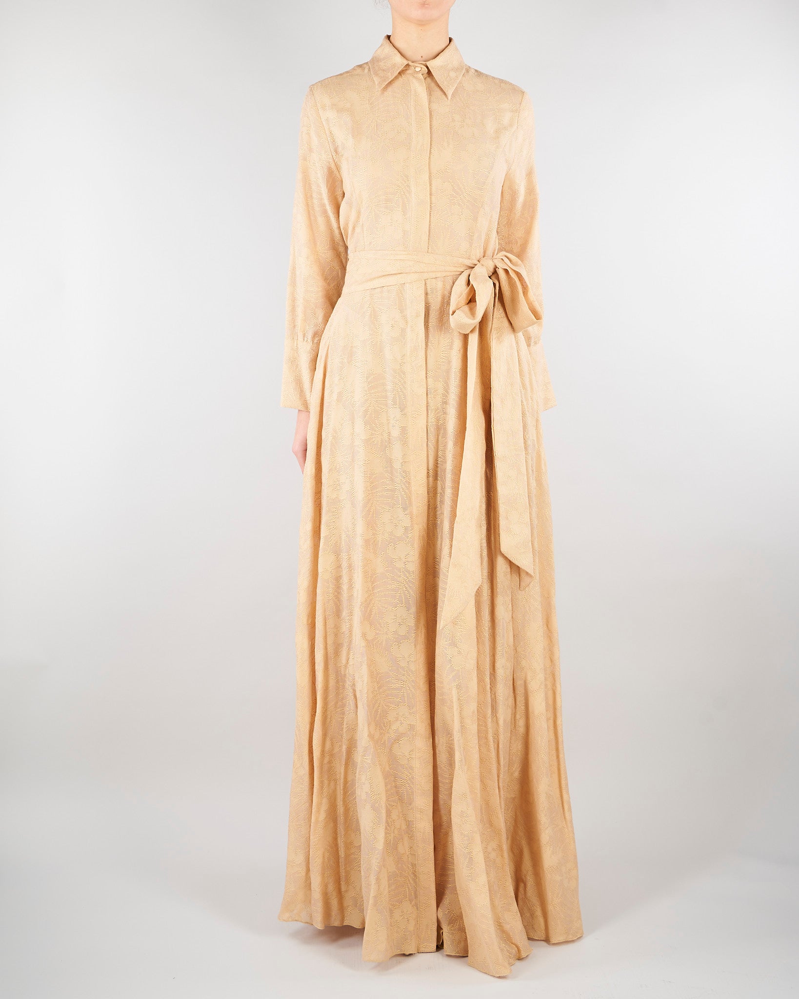Abito Chemisier jacquard Beige AL100 30 ATELIER LEGORA 