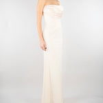 Abito Crema in satin AT120 3 ATELIER LEGORA 