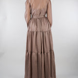 Abito lungo Fango con strass all over AT121 27 ATELIER LEGORA 
