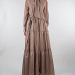Abito lungo Fango con strass all over AT121 27 ATELIER LEGORA 