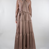 Abito lungo Fango con strass all over AT121 27 ATELIER LEGORA 