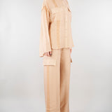 Camicia Beige con pizzo RA6062T486A 61212 BLUGIRL 