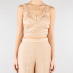 Top Beige con pizzo RA6064T486A 61212 BLUGIRL 
