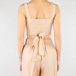 Top Beige con pizzo RA6064T486A 61212 BLUGIRL 