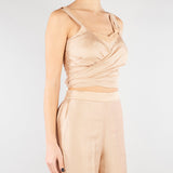 Top Beige con pizzo RA6064T486A 61212 BLUGIRL 