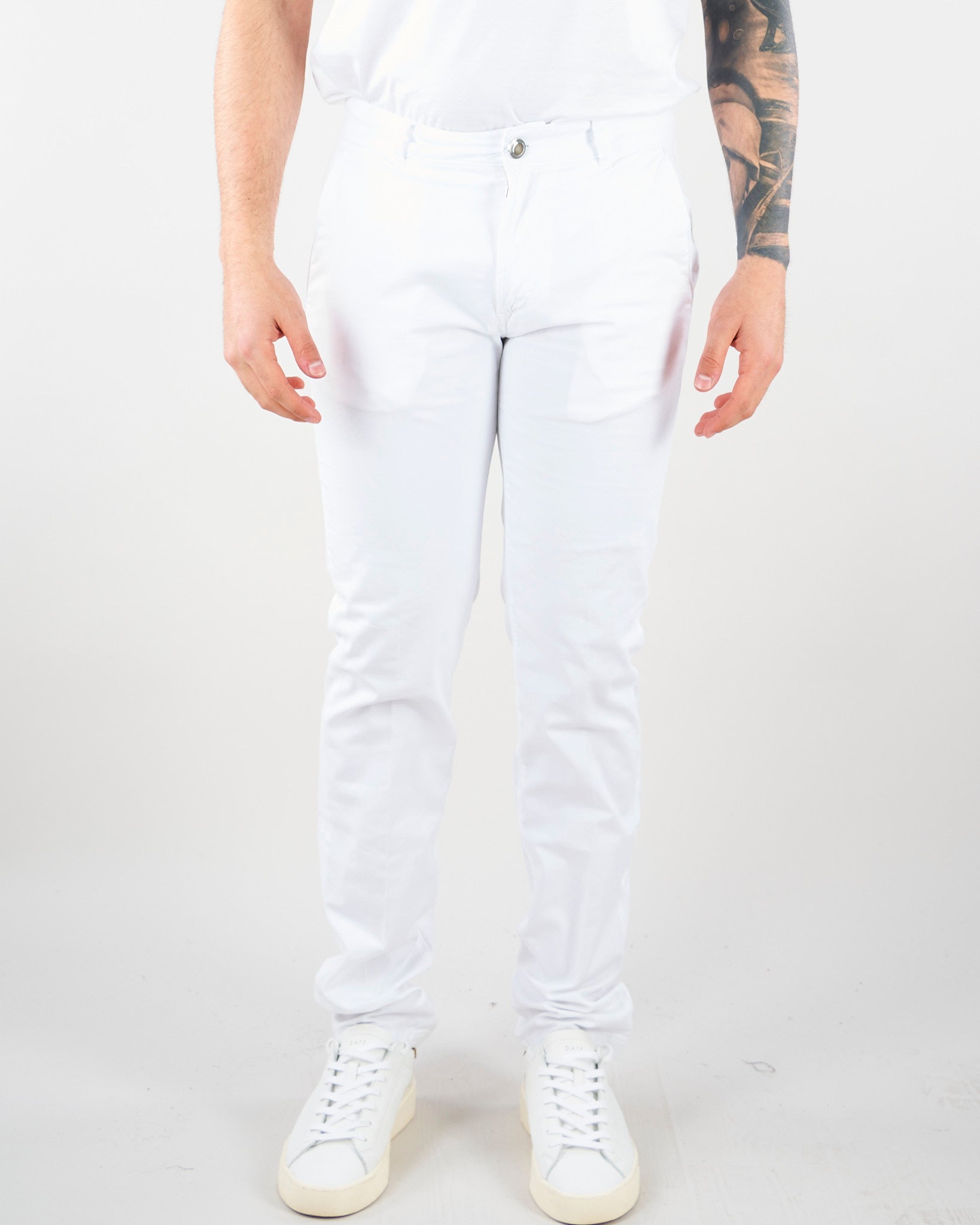 Pantalone Bianco in cotone con tasche america CHINOSREY17T246 1 CAMOUFLAGE 