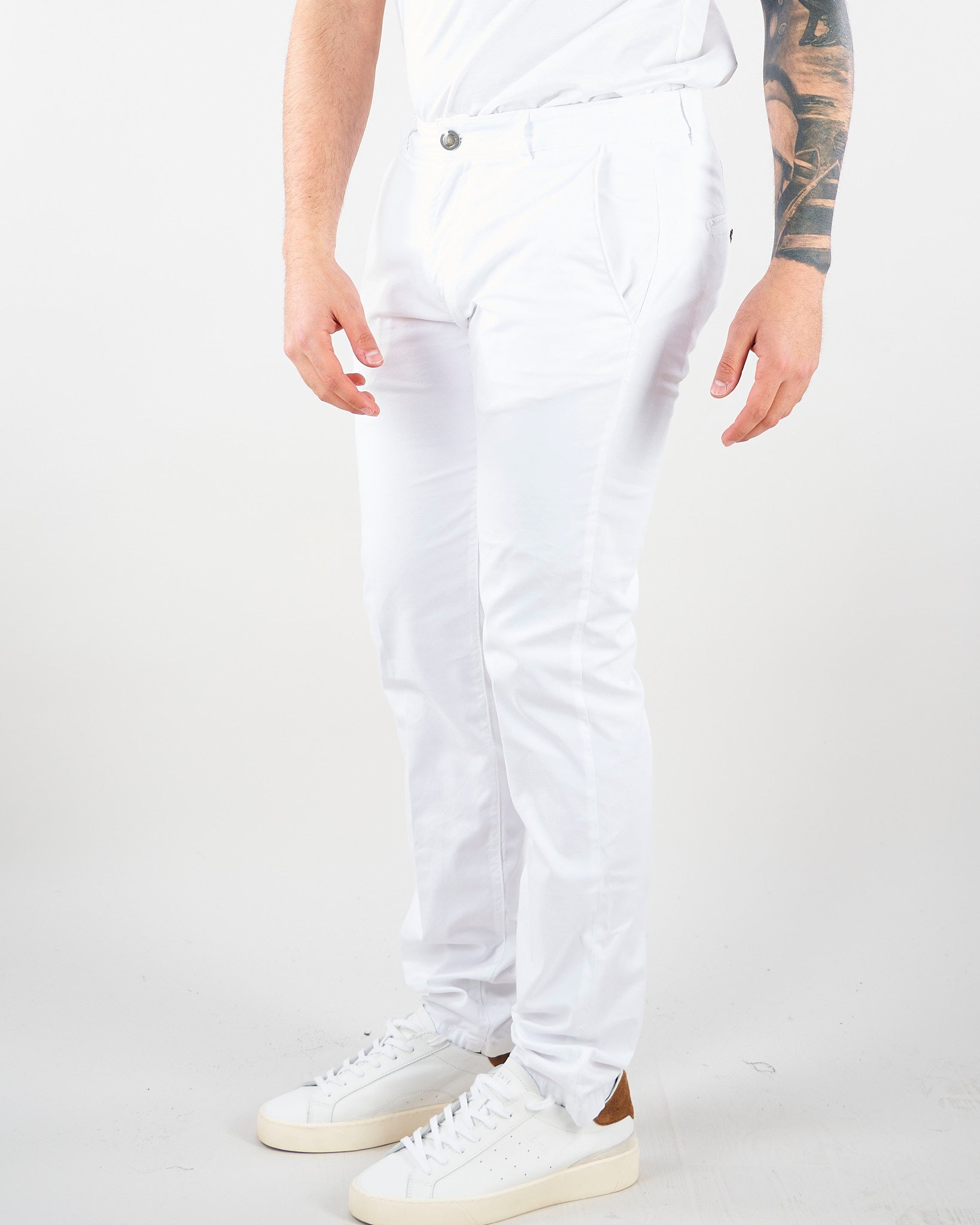 Pantalone Bianco in cotone con tasche america CHINOSREY17T246 1 CAMOUFLAGE 