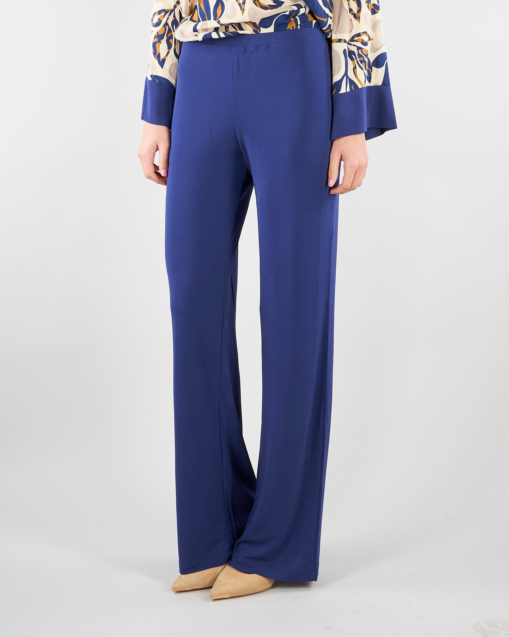 Pantalone Blu in jersey D2001100 81 CLIPS 