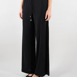 Pantalone Nero in jerey D2501100 01 CLIPS 