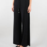 Pantalone Nero in jerey D2501100 01 CLIPS 