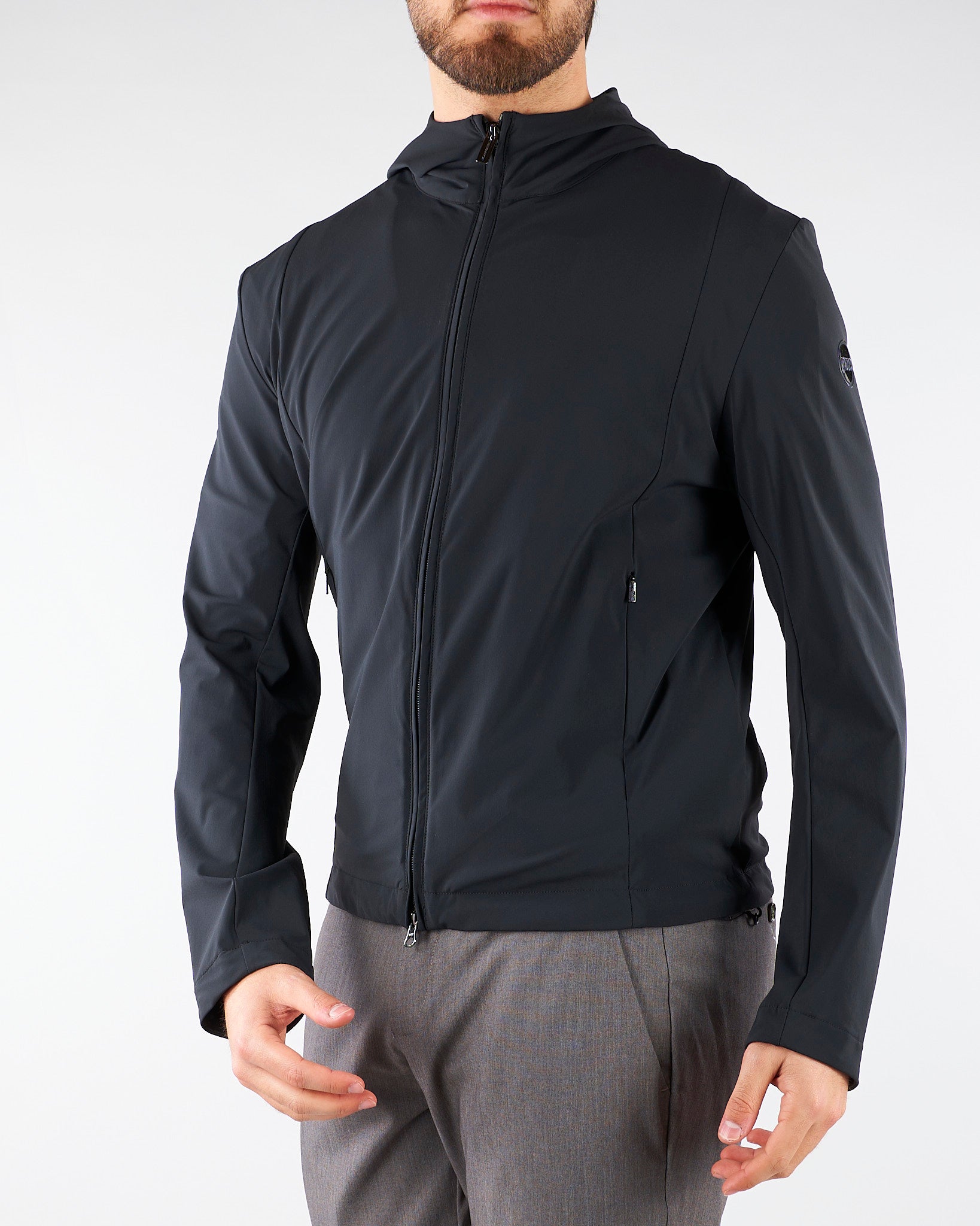 Giubbotto Nero Stretch con cappuccio 1811N9ZB 99 COLMAR 