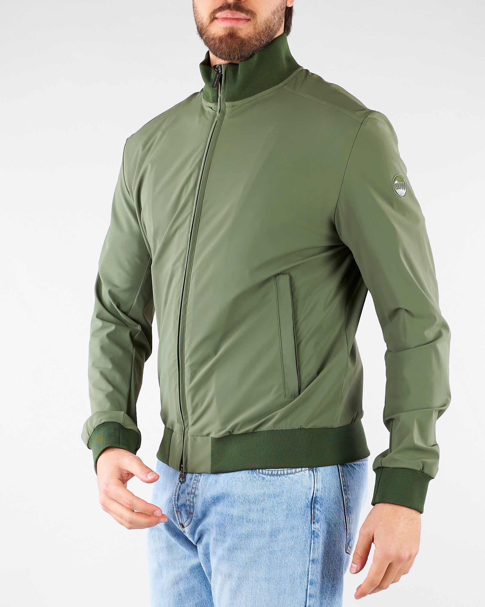Giubbotto Verde in tessuto stretch 18399ZB 769 COLMAR 