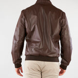 Giubbotto Moro in vera pelle reversibilie 27L5W32720175 30 CORNELIANI 