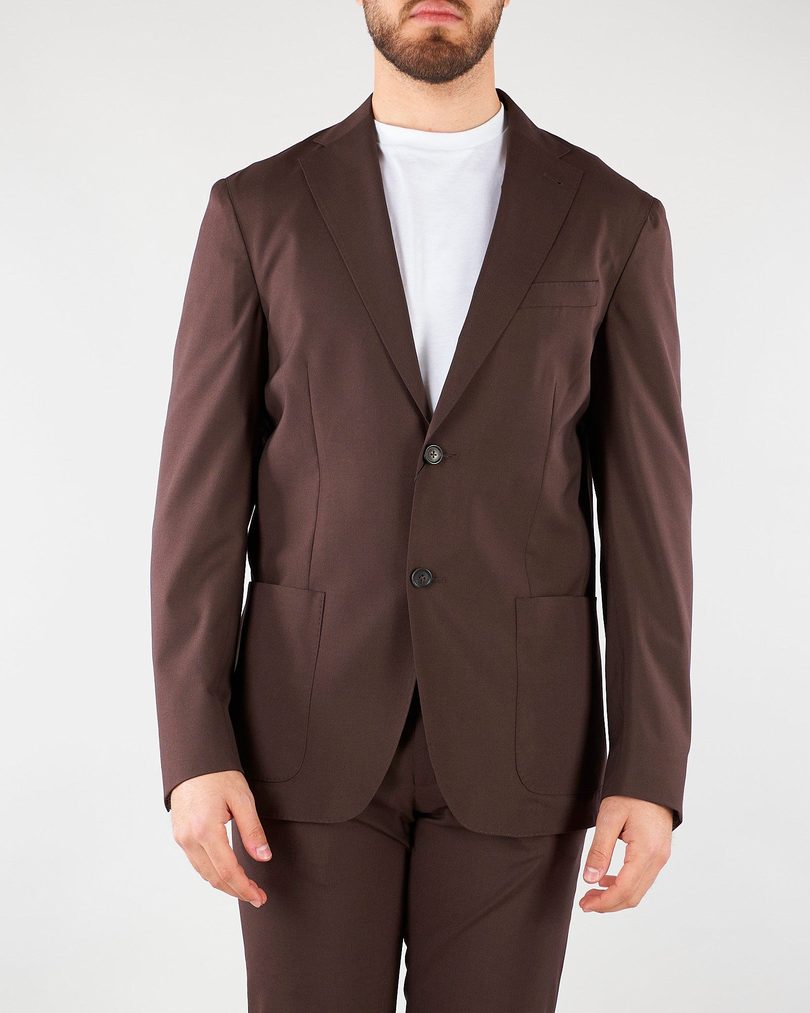 Giacca Marrone in pura lana vergine e seta 27X5792718487 30 CORNELIANI 