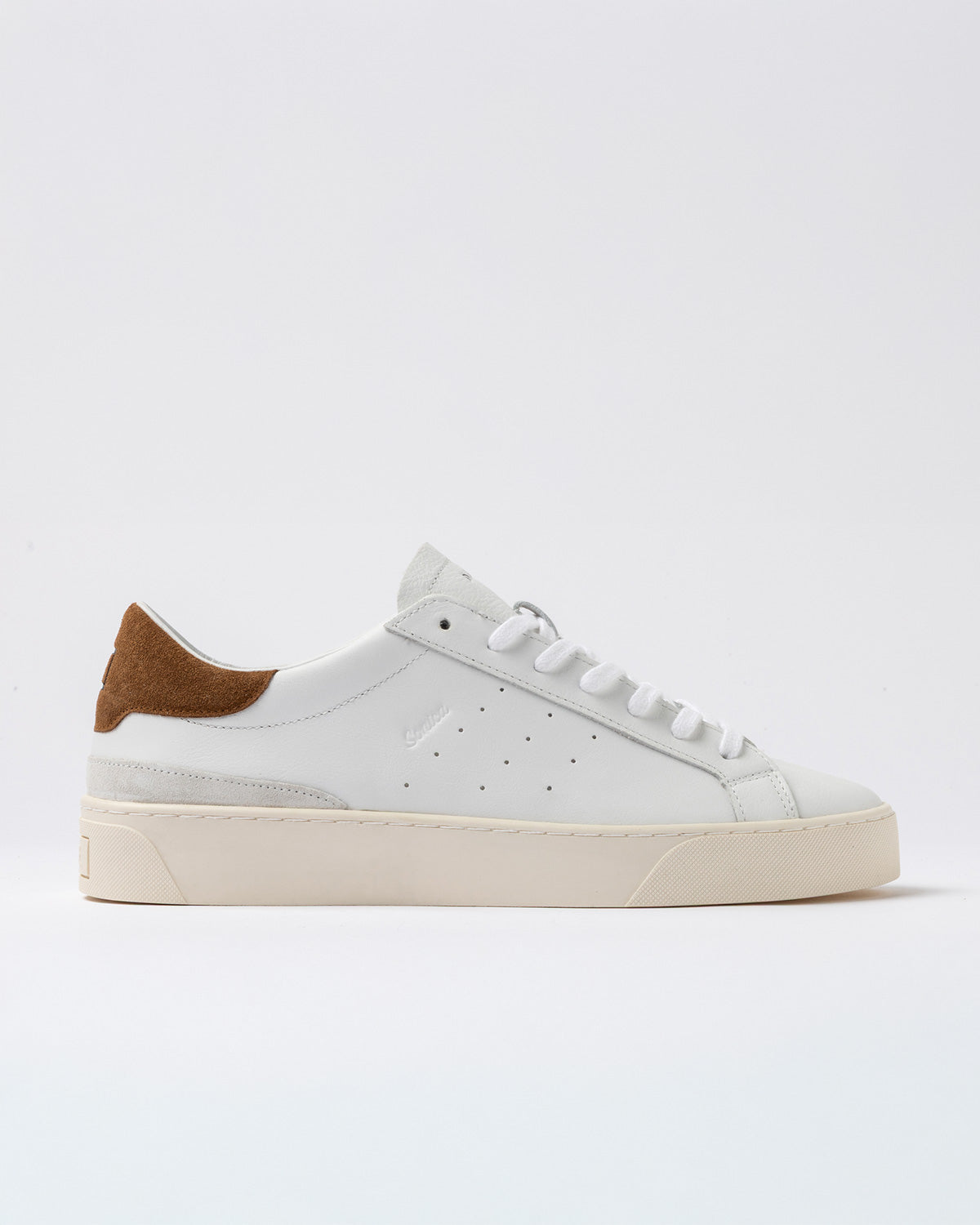 Sneakers Sonica Calf White-Cuoio M441SOCAWI WI DATE 