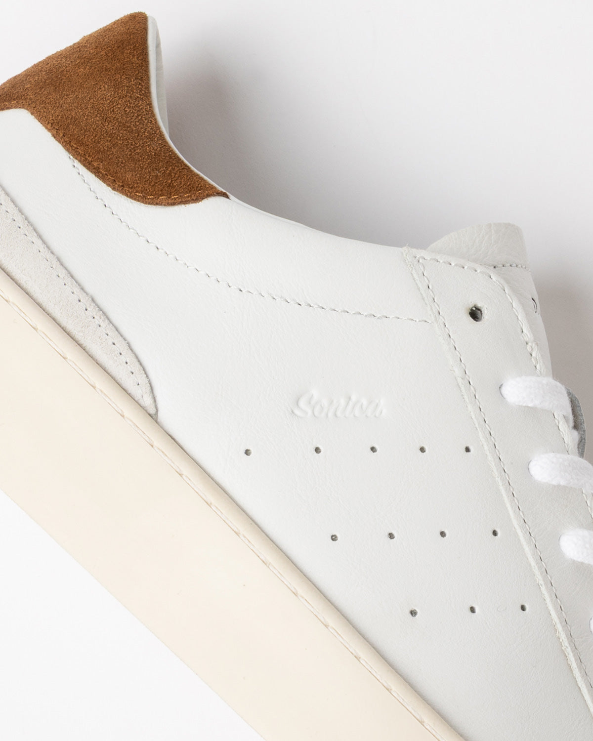 Sneakers Sonica Calf White-Cuoio M441SOCAWI WI DATE 