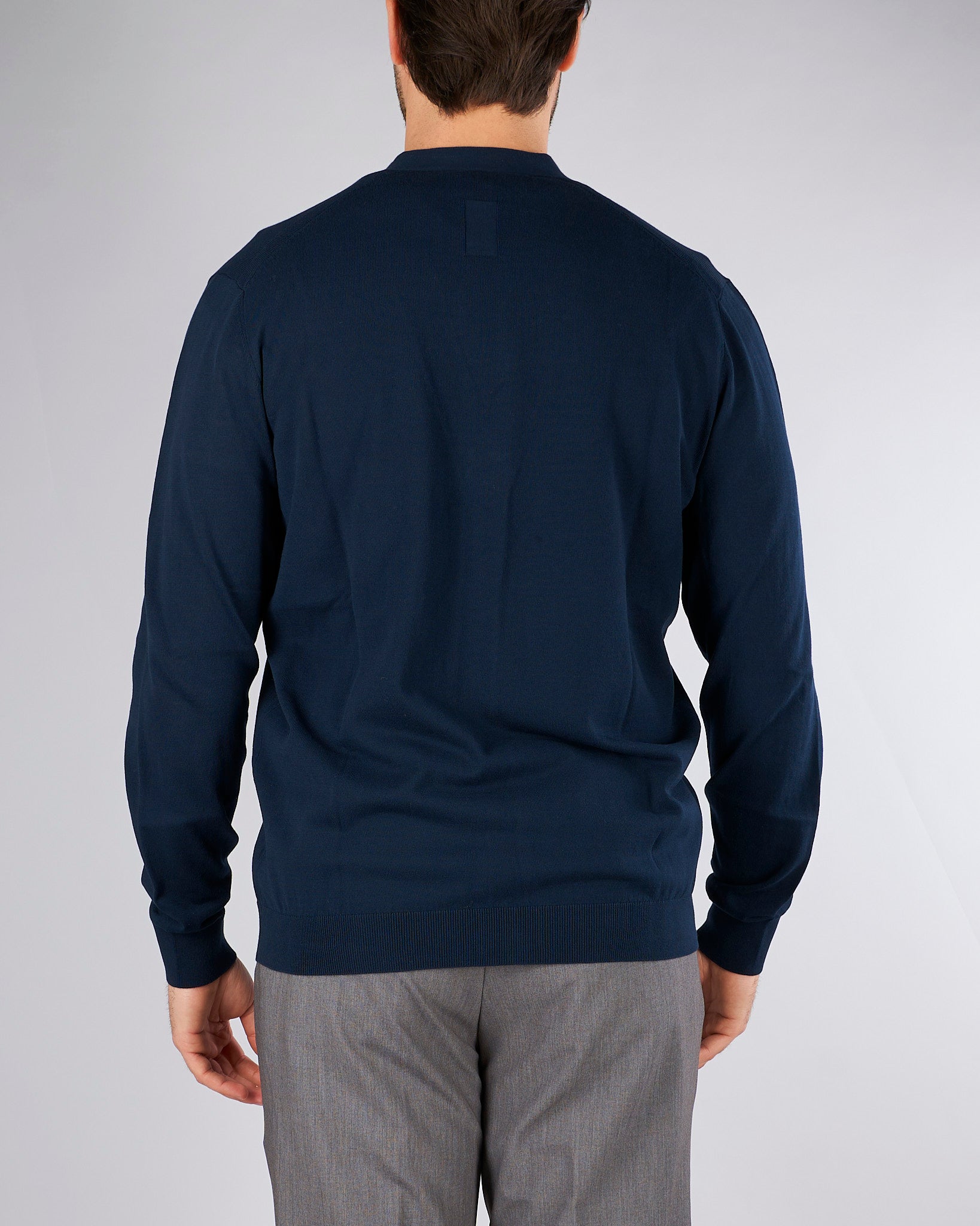 Cardigan Blu in puro cotone DK17002 89 DIKTAT 