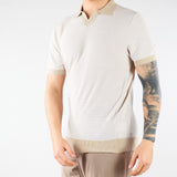 Maglia polo jacquard Sabbia DK17028 30 DIKTAT 